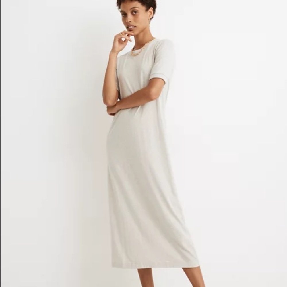 Madewell midi t shirt cotton dress XS